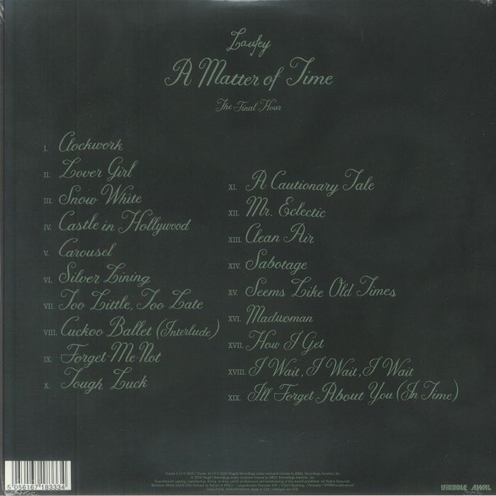 A Matter of Time: the Final Hour (Blue Marbled Vinyl) - Laufey