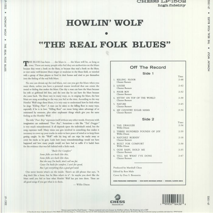 The Real Folk Blues (Mono) - Howlin' Wolf