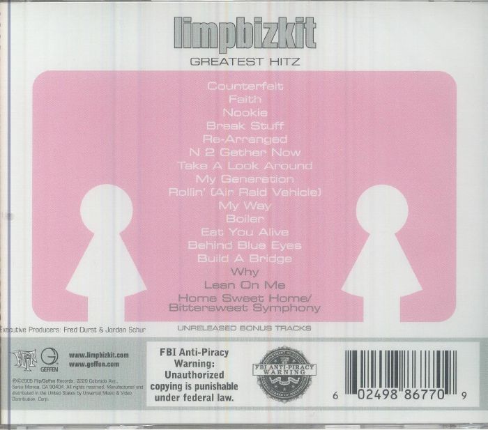 Greatest Hitz - Limp Bizkit (CD)