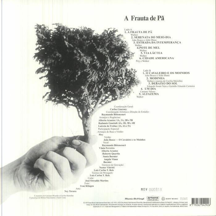 A Frauta de Pa (Reissue) (Clear Black Smoked Vinyl) - Carlos Walker