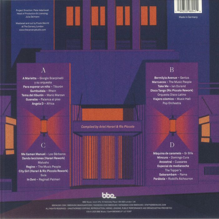 Danza Secreta: Lost & Hidden Grooves from Argentina 1970-1980 - Various