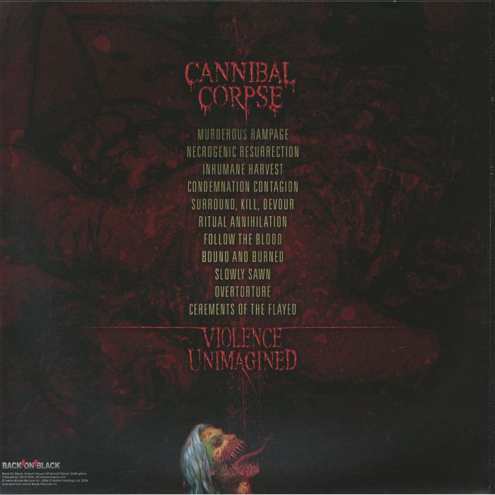 Violence Unimagined (Reissue) (Picture Disc) - Cannibal Corpse