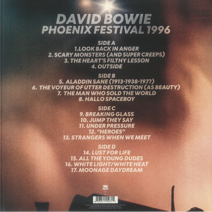 Phoenix Festival 1996 - David Bowie
