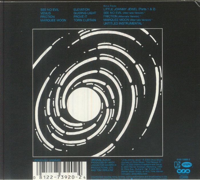 Marquee Moon (Expanded & Remastered Edition) - Television (CD)