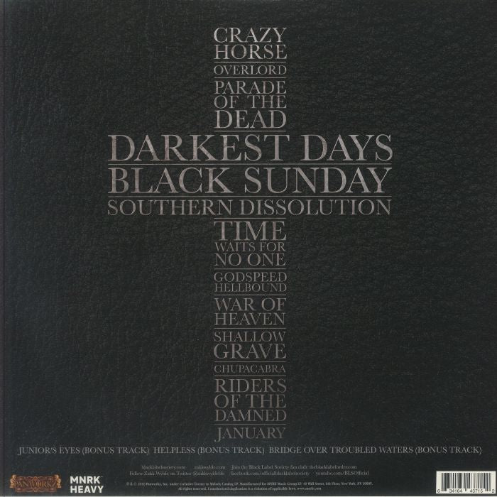 Order of the Black (Black Ice Vinyl) - Black Label Society