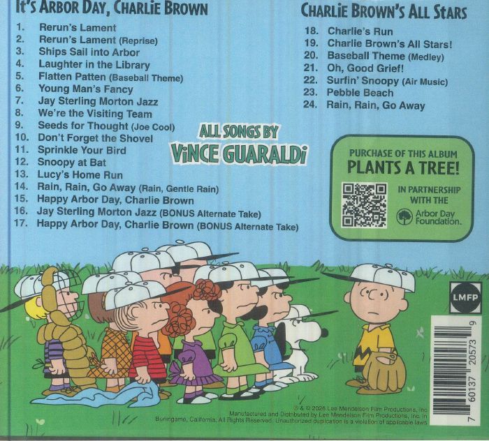 It's Arbor Day: Charlie Brown (Soundtrack) - Vince Guaraldi (CD)