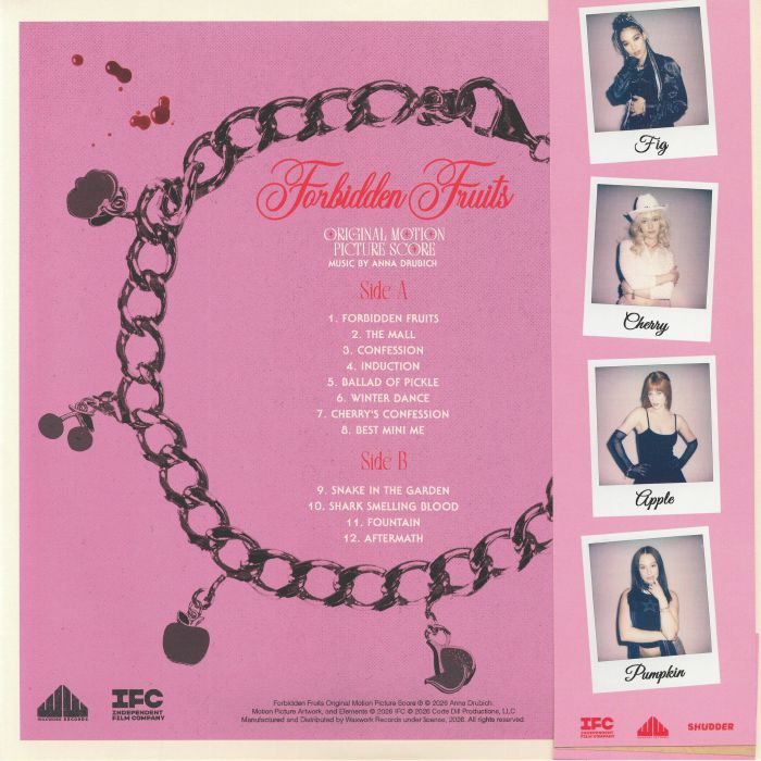Forbidden Fruits (Soundtrack) (Pink Splattered Vinyl) (Poster & Sticker Hediyeli) - Anna Drubich