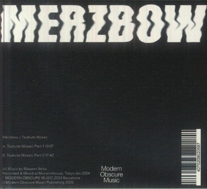 Tsubute Mosaic - Merzbow (CD)