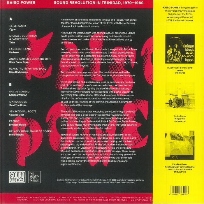 Kaiso Power: Sound Revolution in Trinidad 1970-1980 - Various