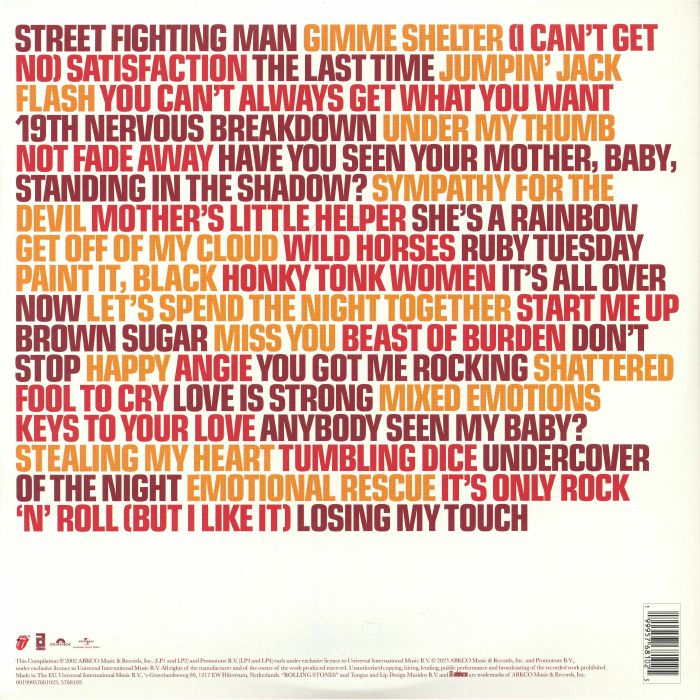 Forty Licks (Reissue) - The Rolling Stones