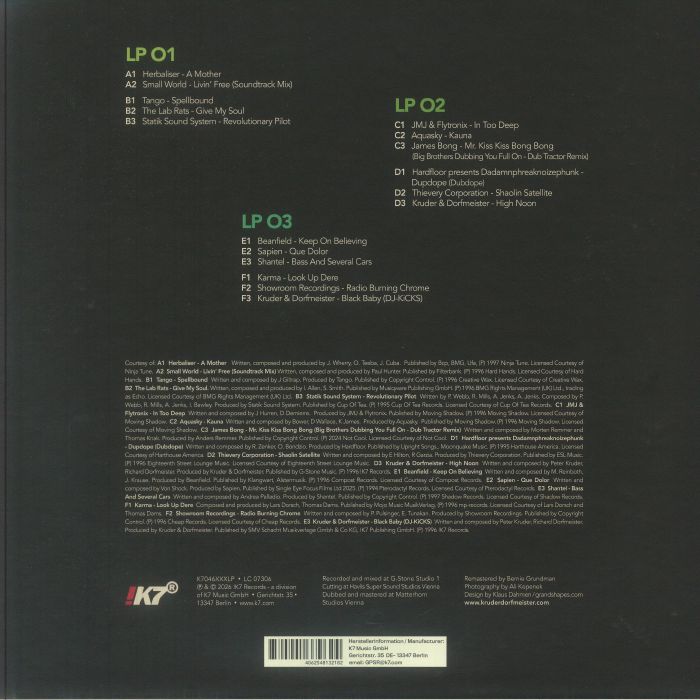 DJ Kicks: the Complete Mix Edition (30th Anniversary Edition) - Kruder & Dorfmeister / Various