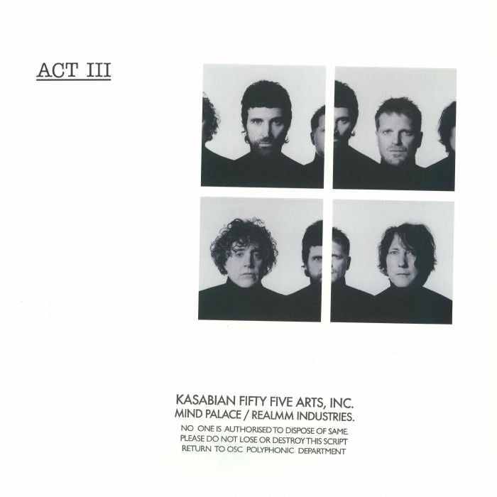 Act III (White Vinyl) - Kasabian