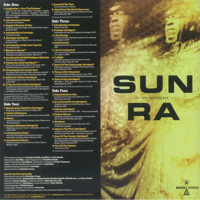 Do the Impossible (Soundtrack) (Purple Vinyl) - Sun Ra