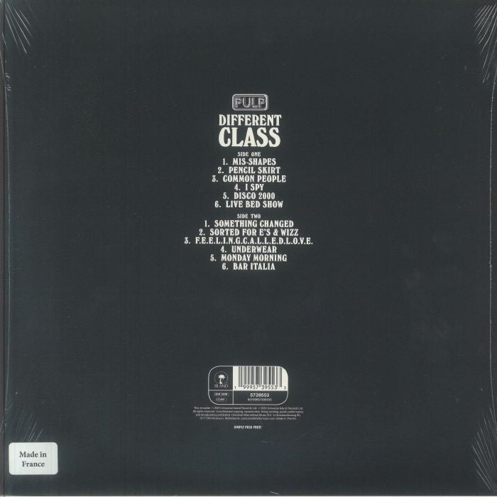 Different Class - Pulp