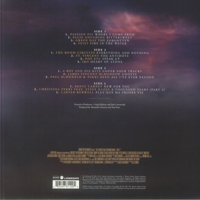 The Twilight Saga: Breaking Dawn Part 2 (Soundtrack) - Various