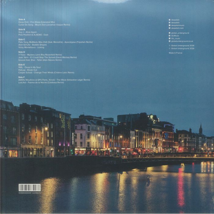 Global Underground #49: Deep Dish (3xLP) (White & Orange & Green Marbled Vinyl) - Dublin - Deep Dish