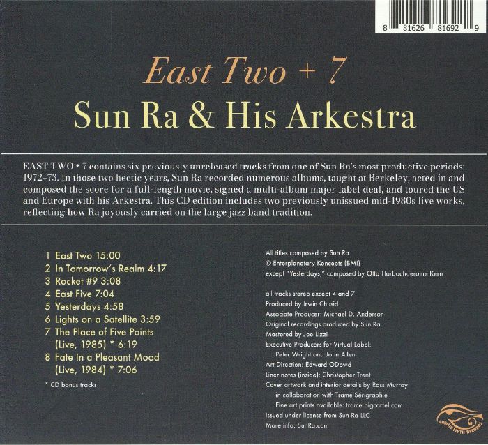East Two Plus 7 - Sun Ra & His Arkestra (CD)