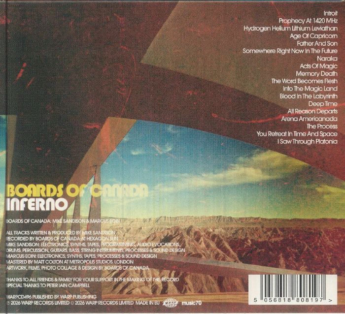 Inferno - Boards of Canada (CD)