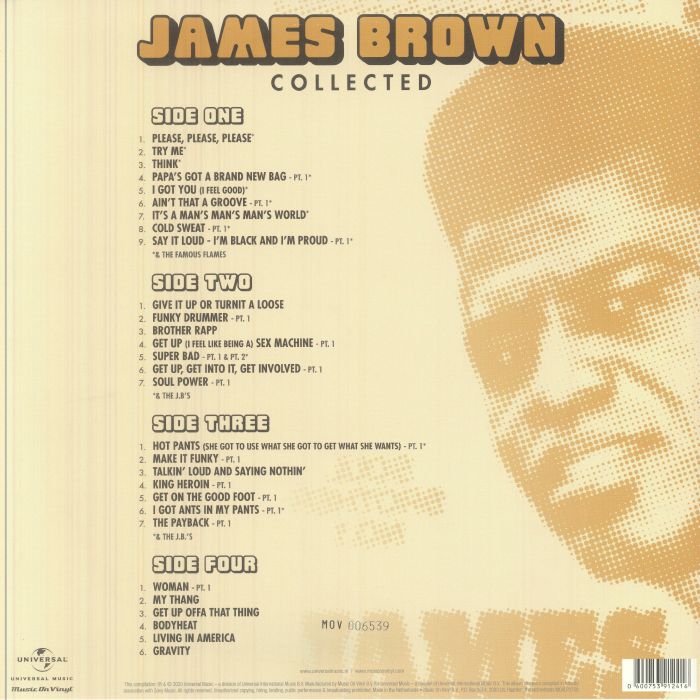 Collected (Limited Gold Vinyl) - James Brown