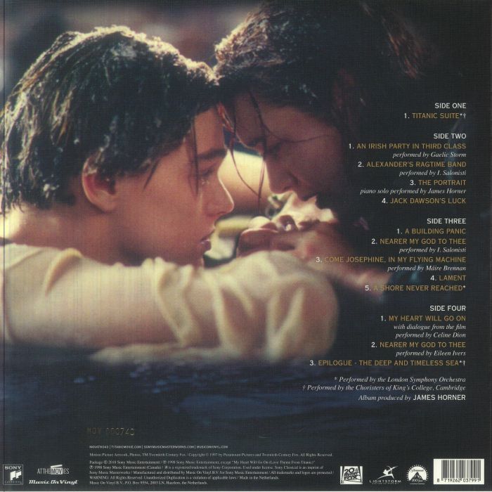 Back to Titanic (Soundtrack) (Renkli Plak) (Booklet Hediyeli) - James Horner / Various