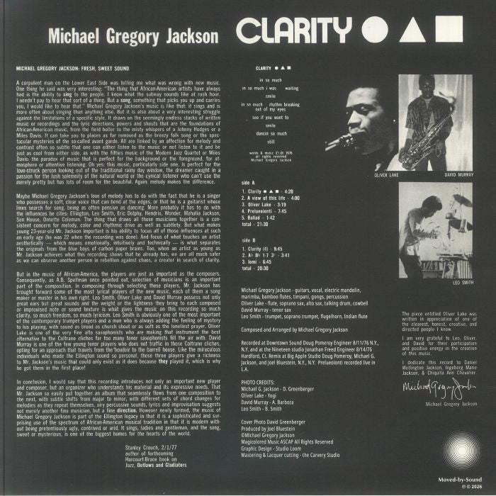 Clarity - Michael Gregory Jackson