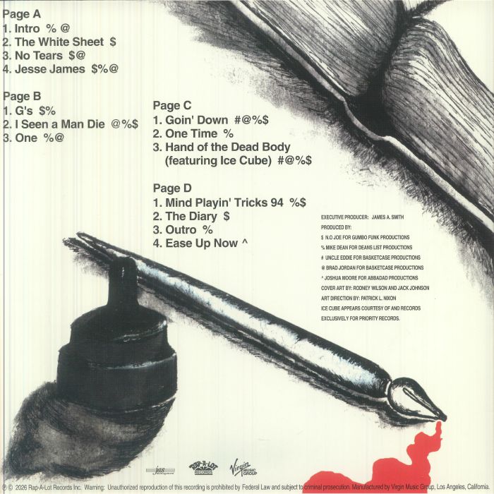 The Diary (Reissue) (Opaque Red Vinyl) (Poster Hediyeli) - Scarface