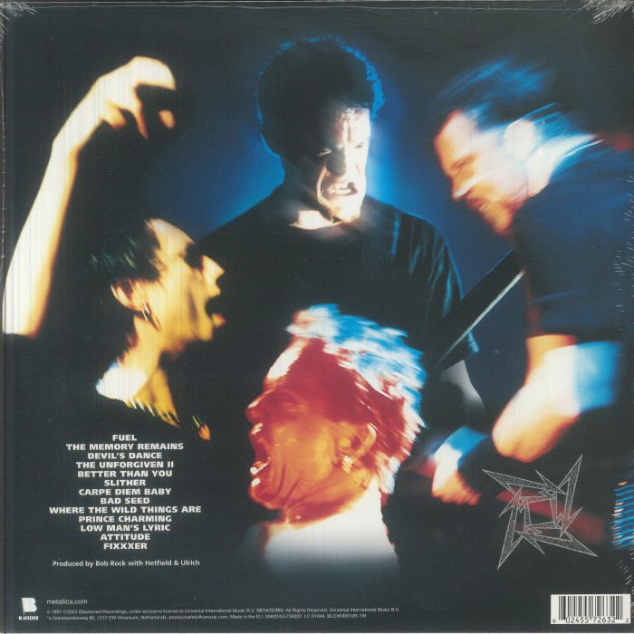 Reload (Remastered) (Flaming Fuel Vinyl) - Metallica