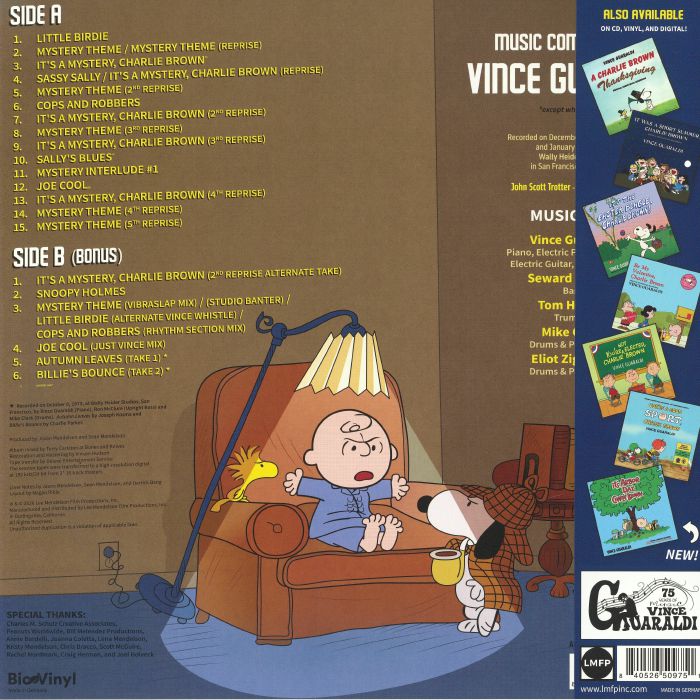 It's a Mystery Charlie Brown (Soundtrack) (Extended Edition) (Indie Exclusive) - Vince Guaraldi