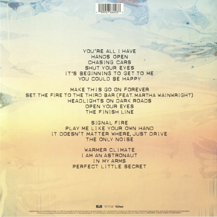 Eyes Open (20th Anniversary Special Edition) (Indie Exclusive) - Snow Patrol