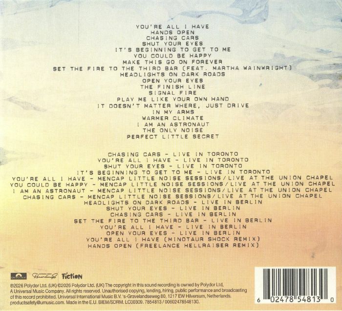 Eyes Open (20 Year Anniversary Special Edition) (Box Set) - Snow Patrol (2xCD)