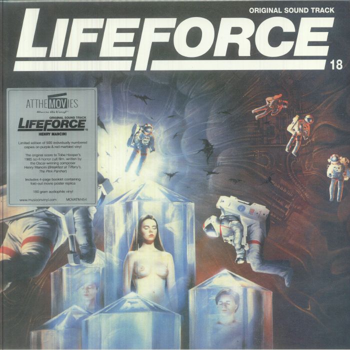 Lifeforce (Soundtrack) (Purple & Red Marbled Vinyl) (Booklet Hediyeli) - Henry Mancini