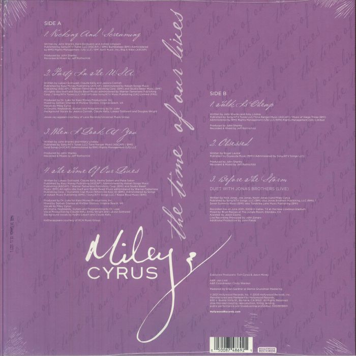 The Time of Our Lives (Renkli Plak) - Miley Cyrus