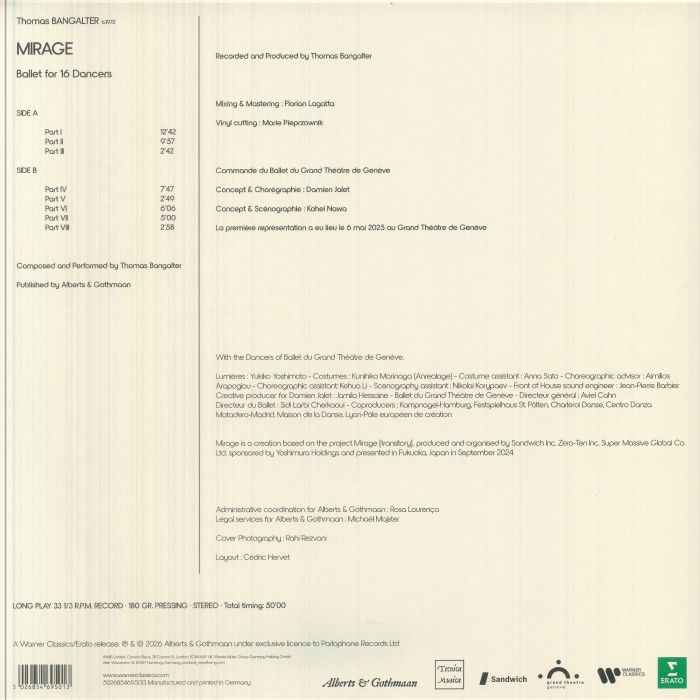 Mirage: Ballet for 16 Dancers - Thomas Bangalter