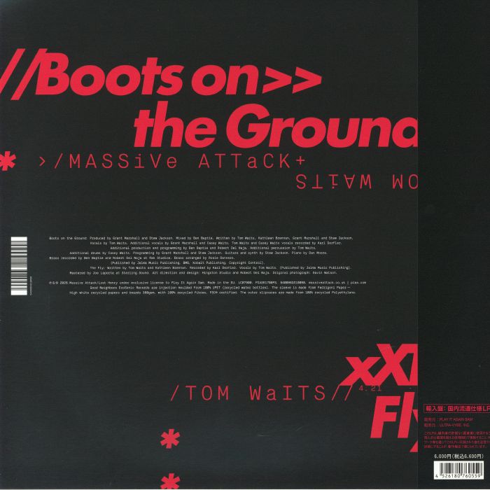 Boots on the Ground (Eco Vinyl) - Massive Attack / Tom Waits