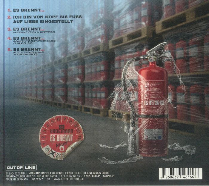 Es Brennt - Till Lindemann (CD)