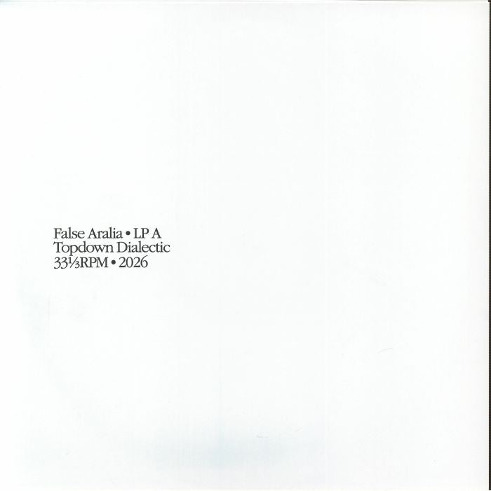False LP A - Topdown Dialectic