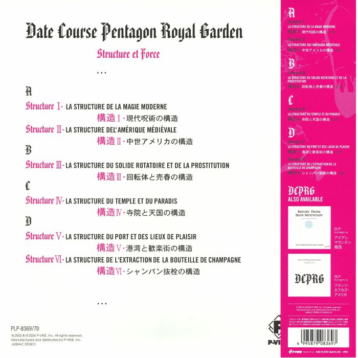 Structure Et Force - Date Course Pentagon Royal Garden