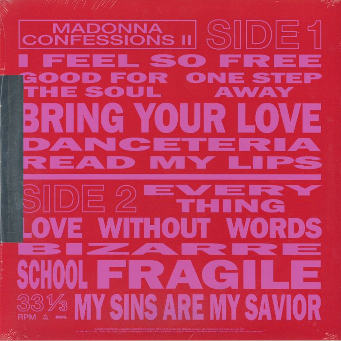Confessions II (Limited White Vinyl Edition) (Indie Exclusive) - Madonna