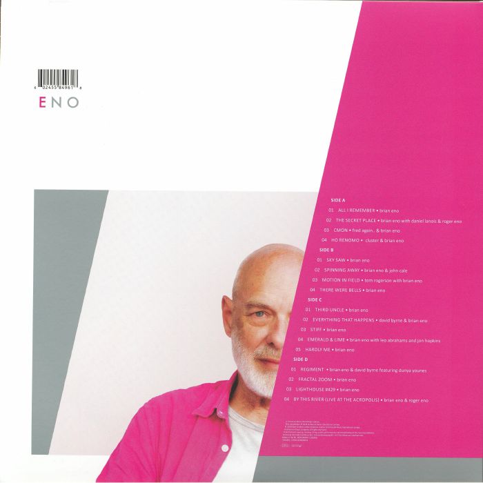 Eno (Soundtrack) (Pink & White Vinyl) - Brian Eno
