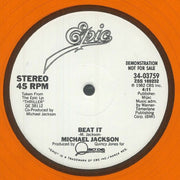 Beat It (Reissue) (Clear Orange Vinyl) - Michael Jackson