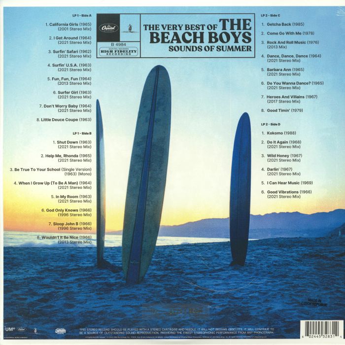 Sounds of Summer: the Very Best of the Beach Boys (60th Anniversary Edition) - The Beach Boys