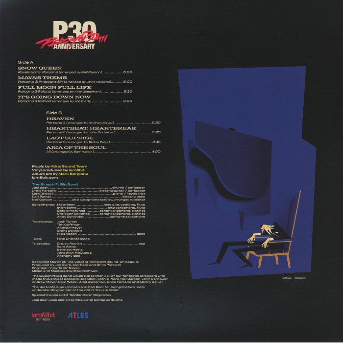 The Blueshift Big Band Plays Persona (30th Anniversary Edition) - The Blueshift Big Band