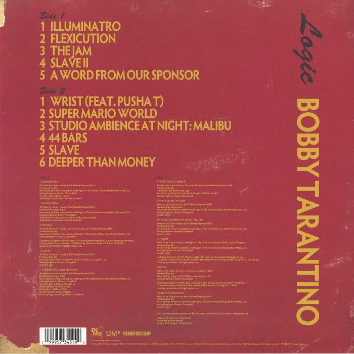 Bobby Tarantino (Reissue) - Logic