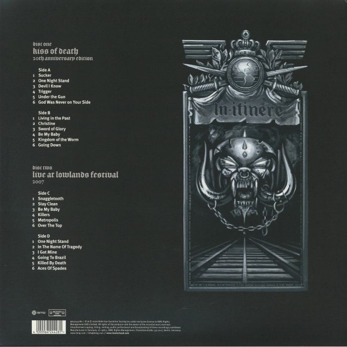 KISS of Death (20th Anniversary Edition) (Half-Speed Remastered) - Motorhead