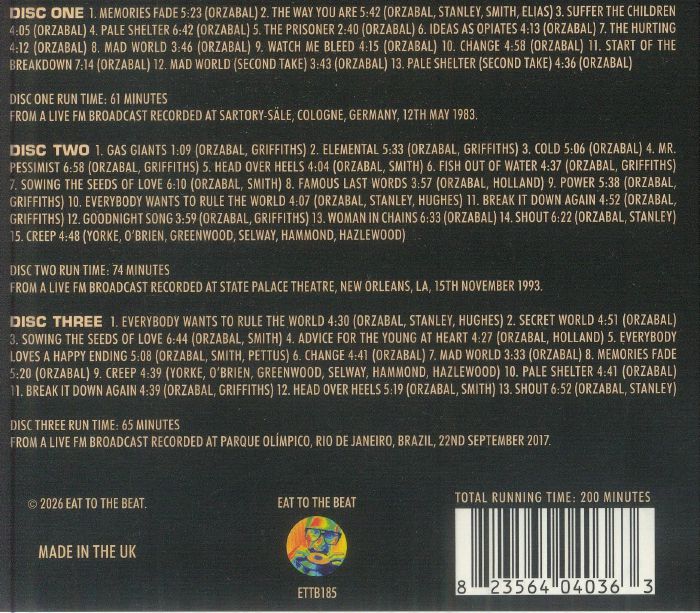 Transmission Impossible - Tears for Fears (CD)
