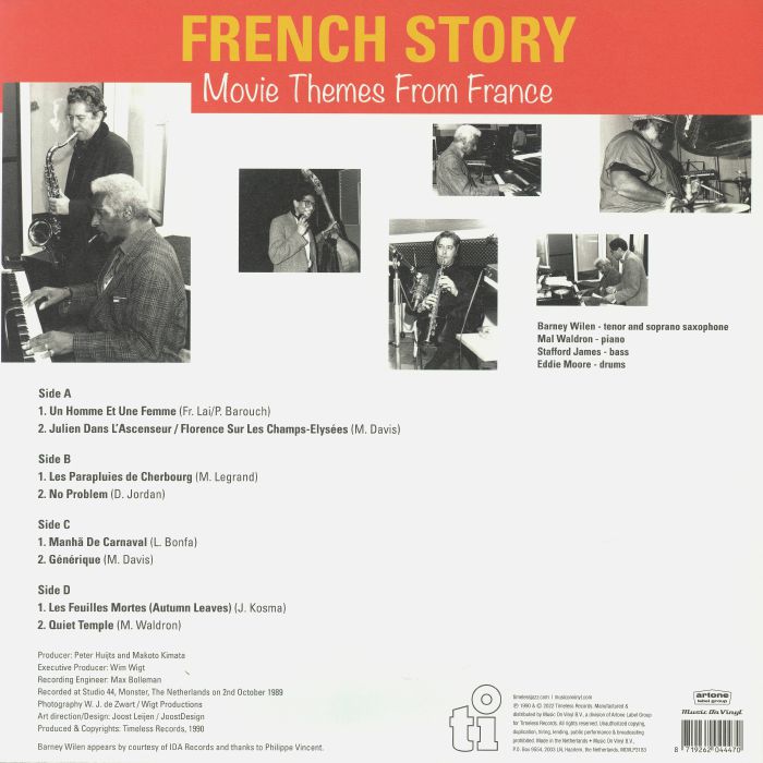 French Story: Movie Themes from France (Soundtrack) - Barney Wilen with the Mal Waldron Trio