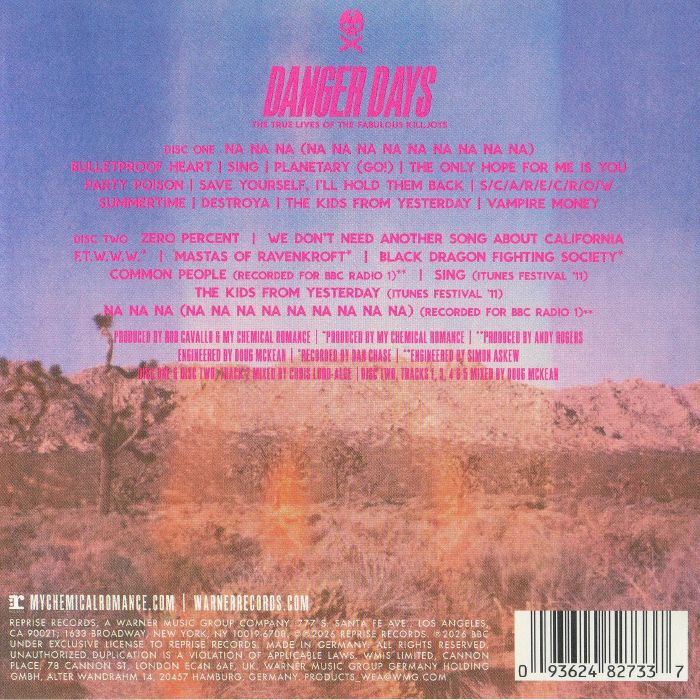 Danger Days: the True Lives of the Fabulous Killjoys (Deluxe Edition) (Remastered) - My Chemical Romance (CD)