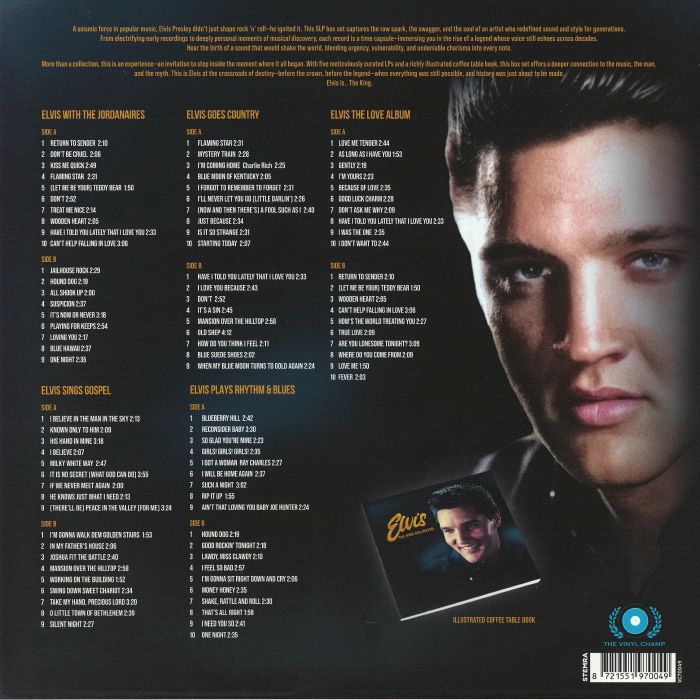 Elvis: the King Collected (5xLP) (180 Gram Blue Smoke Vinyl) (Poster Hediyeli) - Elvis Presley