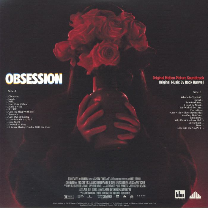 Obsession (Soundtrack) ('Pearlescent' Red Vinyl) - Rock Burwell