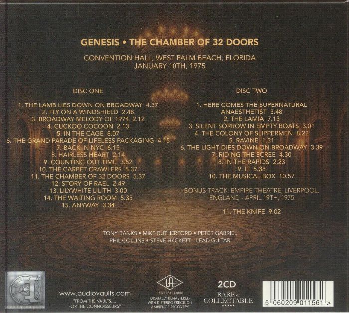 The Chamber of 32 Doors - Genesis (2xCD)